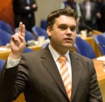 Beëdiging Ed Anker in Tweede Kamer (foto Tweede Kamer)