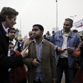 Joël Voordewind op het Tahrirplein